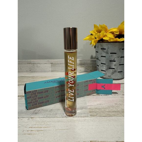 American Eagle Outfitters Live Your Life Eau De Toilette Perfume Rollerball .25